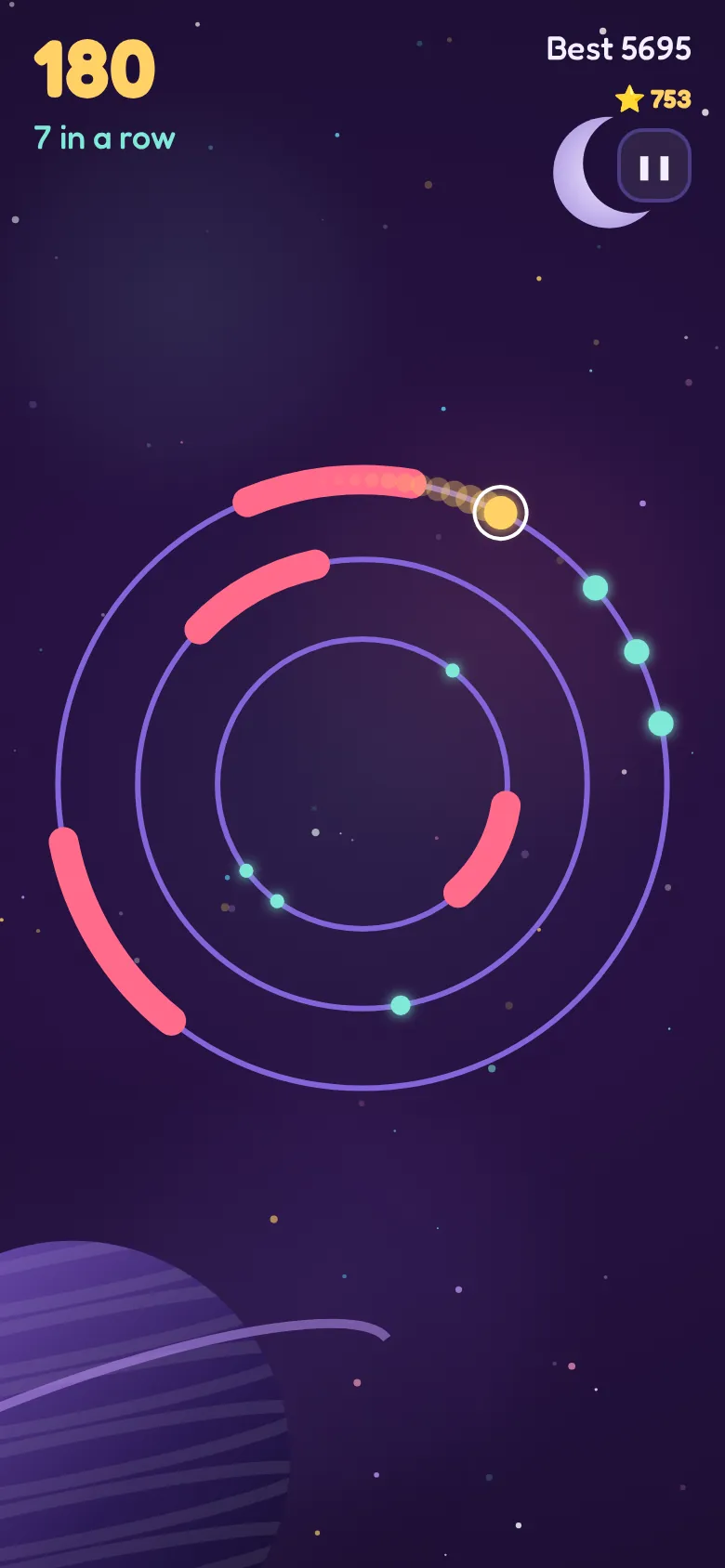 Hopping between rings