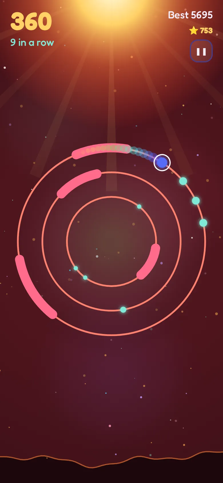 Near misses build combos
